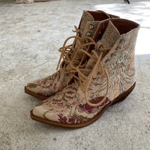Free People Grove Lace Up Boots